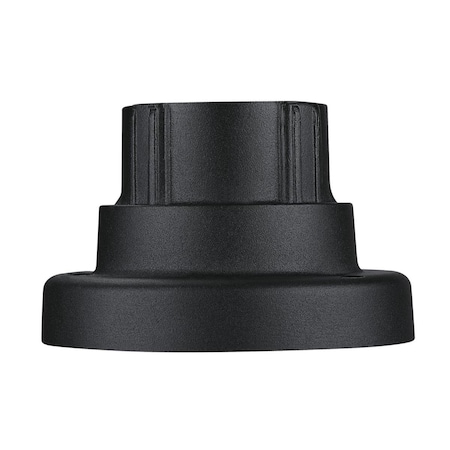 Fixture Accessory Outdoor PedistalMount, Textured Black Cast Aluminum